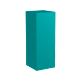 Perth corner fiberglass planter in Satin Seafoam Green, 16 × 16 × 42 in, studio render