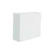 Perth rectangular fiberglass planter in Matte Bright White, 48 × 16 × 42 in, studio render