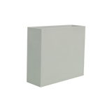 Perth rectangular fiberglass planter in Matte Cement Grey, 48 × 16 × 42 in, studio render