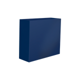Perth rectangular fiberglass planter in Matte Cobalt Blue, 48 × 16 × 42 in, studio render
