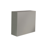 Perth rectangular fiberglass planter in Matte Gunmetal, 48 × 16 × 42 in, studio render