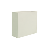 Perth rectangular fiberglass planter in Satin Beige, 48 × 16 × 42 in, studio render