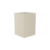 Potsdam corner fiberglass planter in Satin Beige