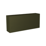 Potsdam rectangular fiberglass planter in Matte Bronze, studio render