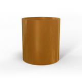 Rio grande cylinder fiberglass planter in Metallic Bronze, studio render