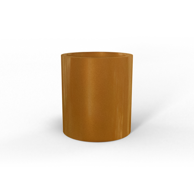 Rio Grande Cylinder Planter in Metallic Bronze
