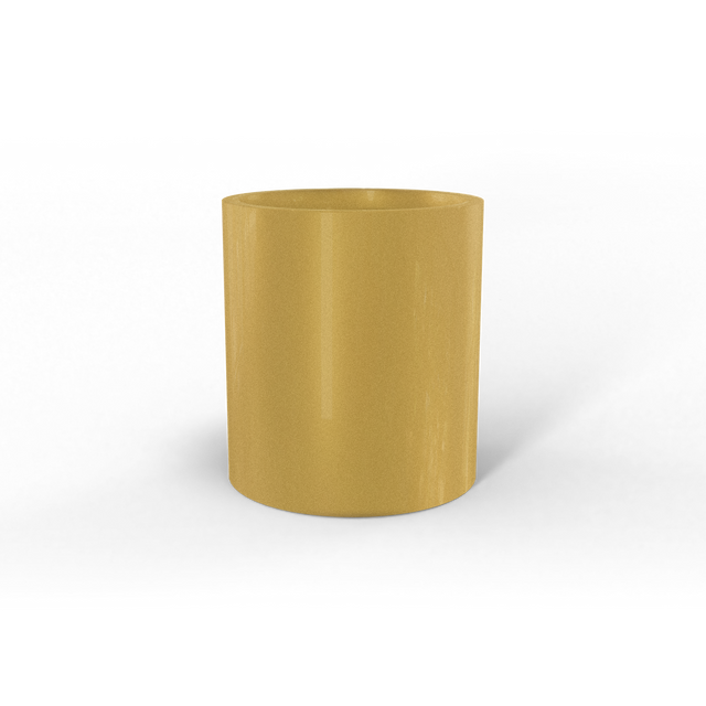 Rio Grande Cylinder Planter in Gloss Metallic Gold