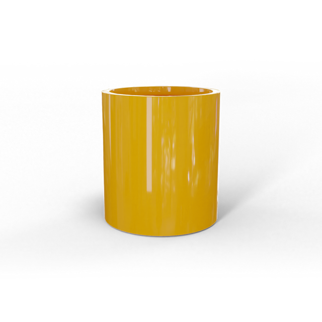 Rio Grande Cylinder Planter in Gloss Saffron
