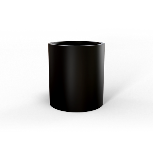 Rio Grande Cylinder Planter in Matte Black