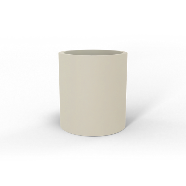 Rio Grande Cylinder Planter in Satin Beige