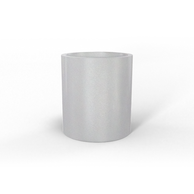 Rio Grande Cylinder Planter in Metallic Silver
