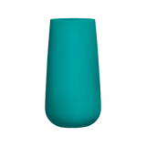 Saigon tapered round fiberglass planter in Satin Seafoam Green, studio render