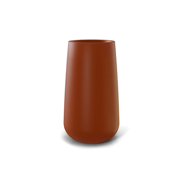 Saigon Tapered Round Planter in Terracotta