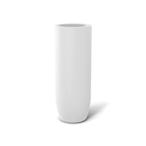 saint tropez fiberglass planter, Matte Bright White finish