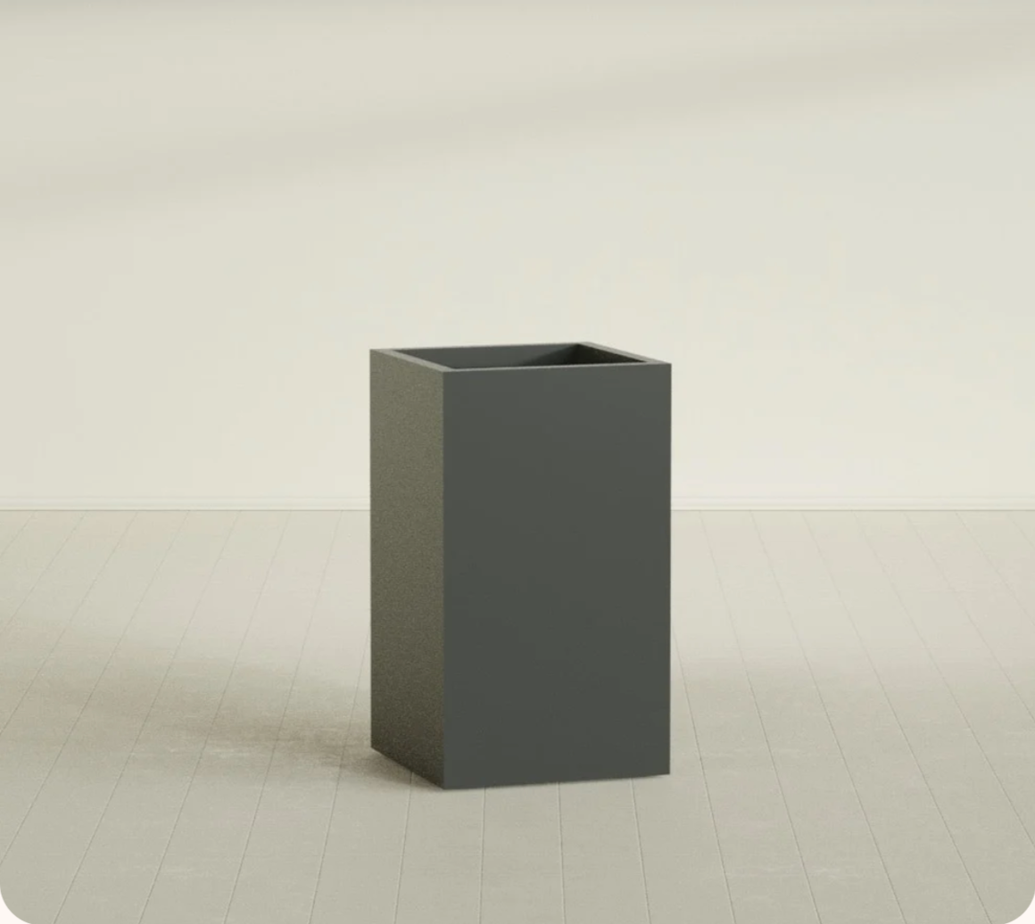 Darwin Corner Planter, in real life