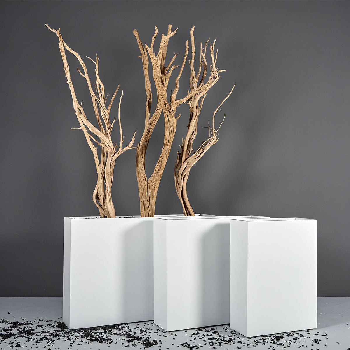 Amesbury Narrow Rectangular Planter, in real life