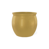 Shanghai fishbowl fiberglass planter in Gloss Metallic Gold