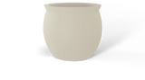 Shanghai Fishbowl Planter - Beige fiberglass finish
