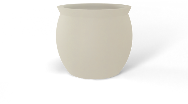 Shanghai Fishbowl Planter in Beige