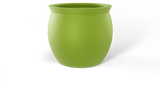 Shanghai Fishbowl Planter - Green fiberglass finish