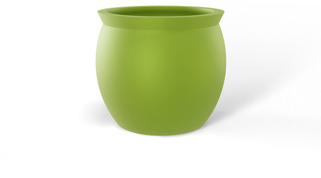 Shanghai Fishbowl Planter in Green