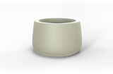 Short Hayden Bowl Planter in Beige