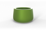 Short Hayden Bowl Planter in Green