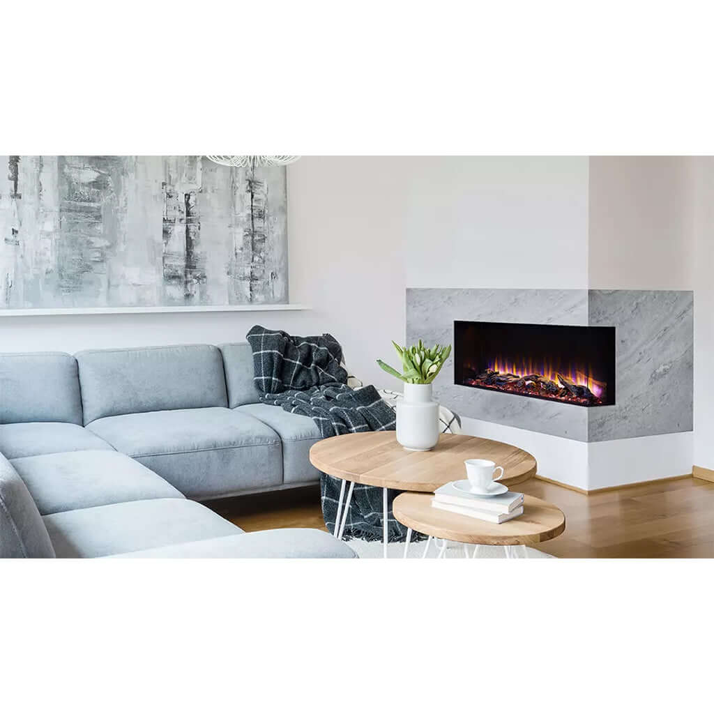 Simplifire 43" Scion Trinity 3-Sided Linear Electric Fireplace SF-SCT43-BK