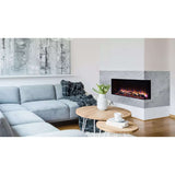 Simplifire 43" Scion Trinity 3-Sided Linear Electric Fireplace SF-SCT43-BK