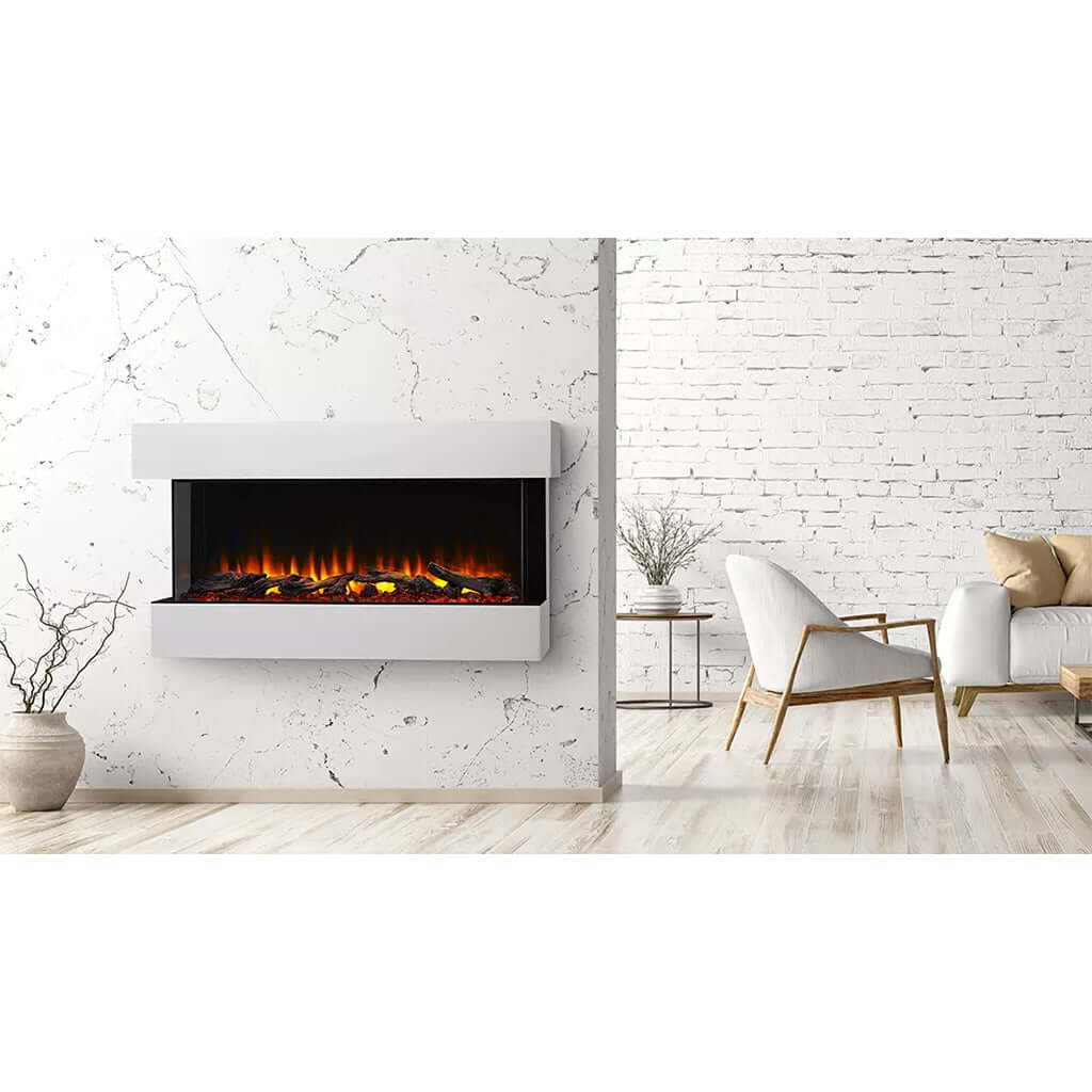 Simplifire 43" Scion Trinity 3-Sided Linear Electric Fireplace SF-SCT43-BK