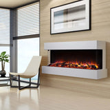 Simplifire 55" Scion Trinity 3-Sided Linear Electric Fireplace SF-SCT55-BK