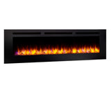 Simplifire Allusion 60" Recessed Linear Electric Fireplace SF-ALL60-BK