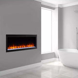 Simplifire 60" Allusion Platinum Recessed Linear Electric Fireplace SF-ALLP60-BK