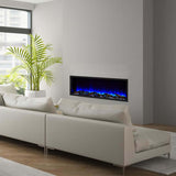 Simplifire 78" Scion Clean Face Linear Electric Fireplace SF-SC78-BK