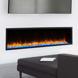 Simplifire 78" Scion Clean Face Linear Electric Fireplace SF-SC78-BK