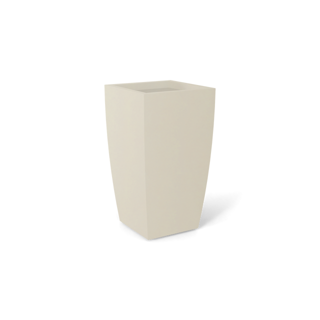 Toulan Tapered Square Planter in Beige