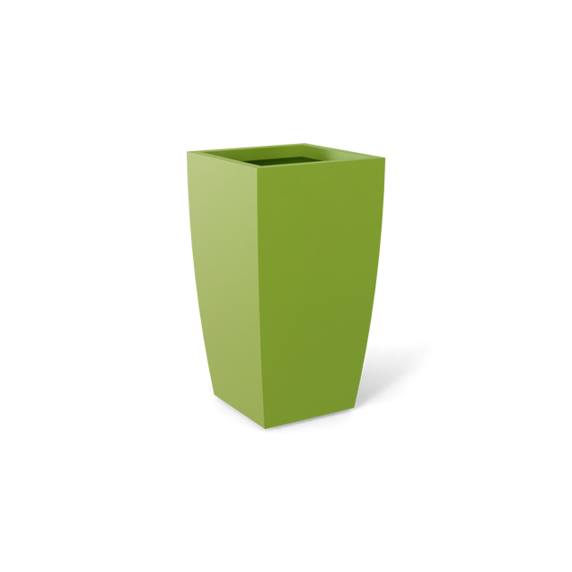 Toulan Tapered Square Planter in Green