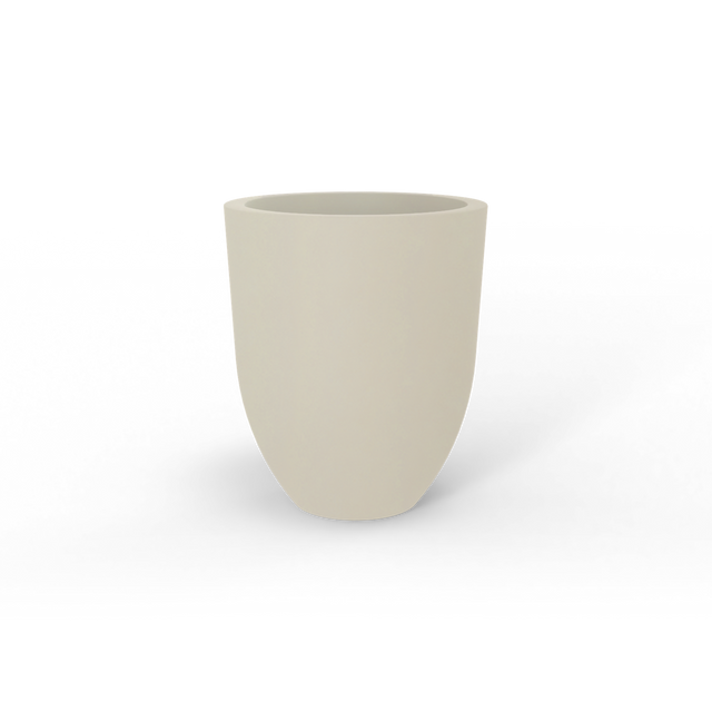 Valencia Tapered Round Planter in Beige