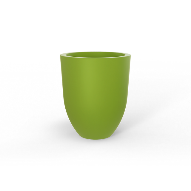 Valencia Tapered Round Planter in Green