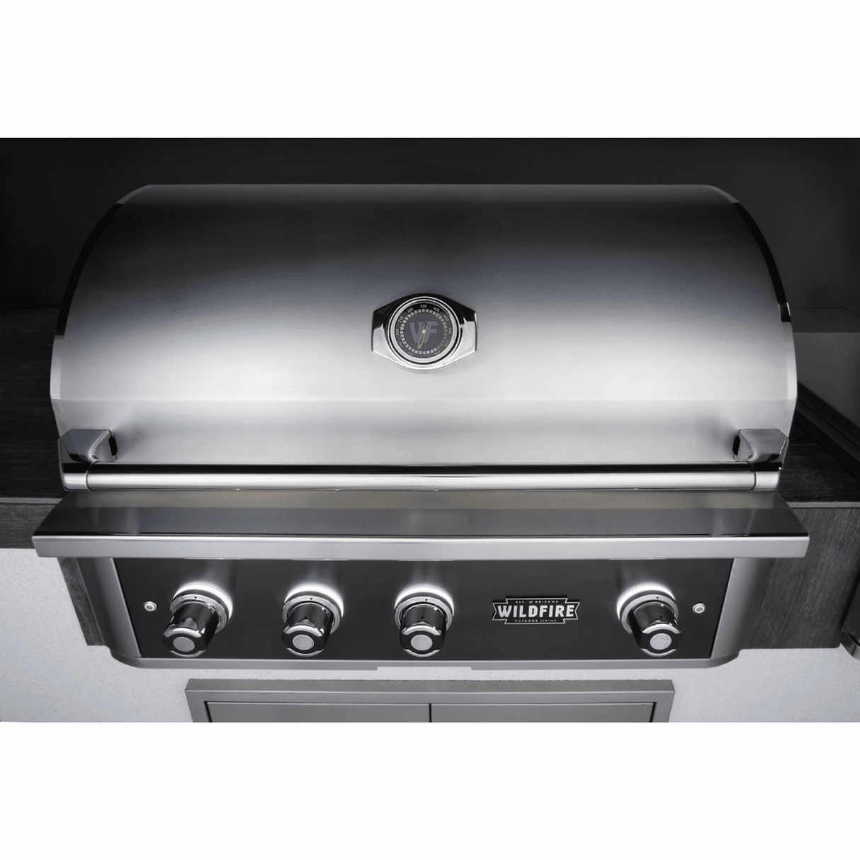 Wildfire Ranch PRO 36" Built-In Gas Grill 304 SS - WF-PRO36G-RH - Serene Yards